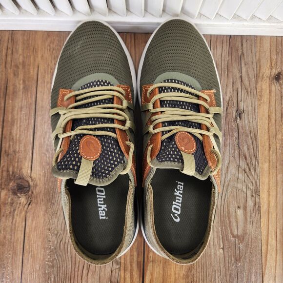 Olukai Mio Li Sneakers Mens Size 9 Hunter Green Lava Rock Lifestyle Shoes 10440 main image 7